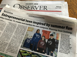 We were in the Salmon Arm Observer