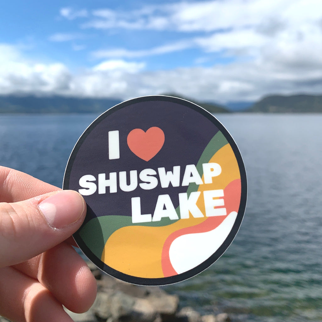 I love Shuswap Lake sticker