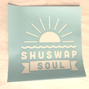 Transfer sticker - Shuswap Sunset